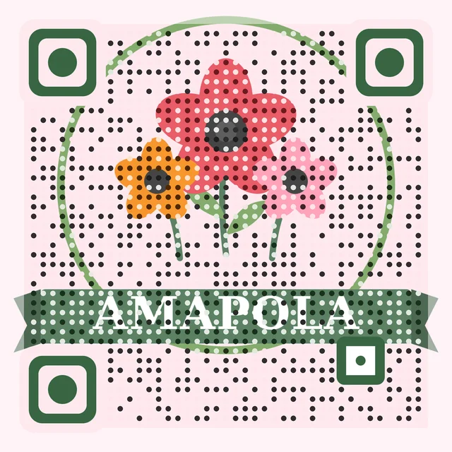 Ejemplo de QR personalizado para Amapola (floristería)